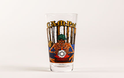 HILLS FIELD オリジナルパイントグラス-キャンプぁい- 480ml – Black Label