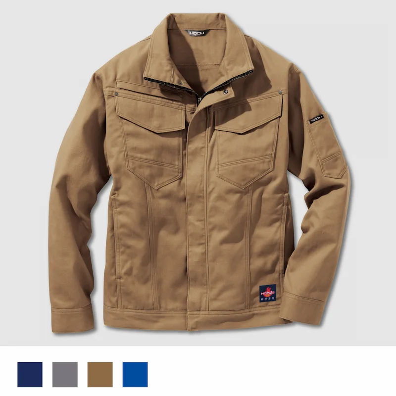 4203難燃ブルゾン - HOOH VILEA 作業着と電動ファン付き快適ウェアの