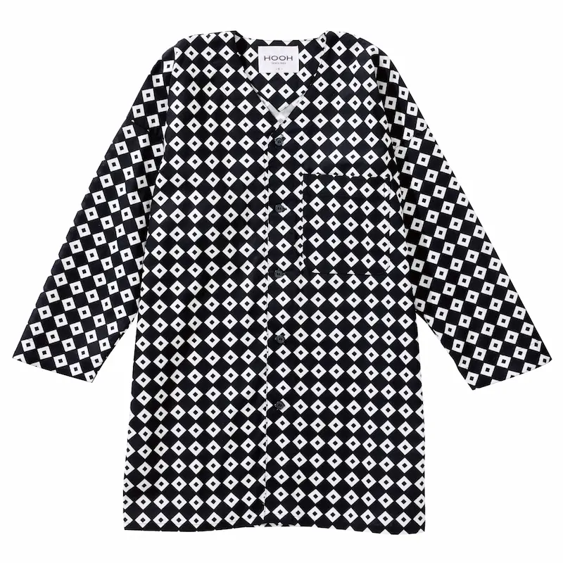 5700和柄鯉口シャツ - HOOH VILEA 作業着と電動ファン付き快適ウェアの