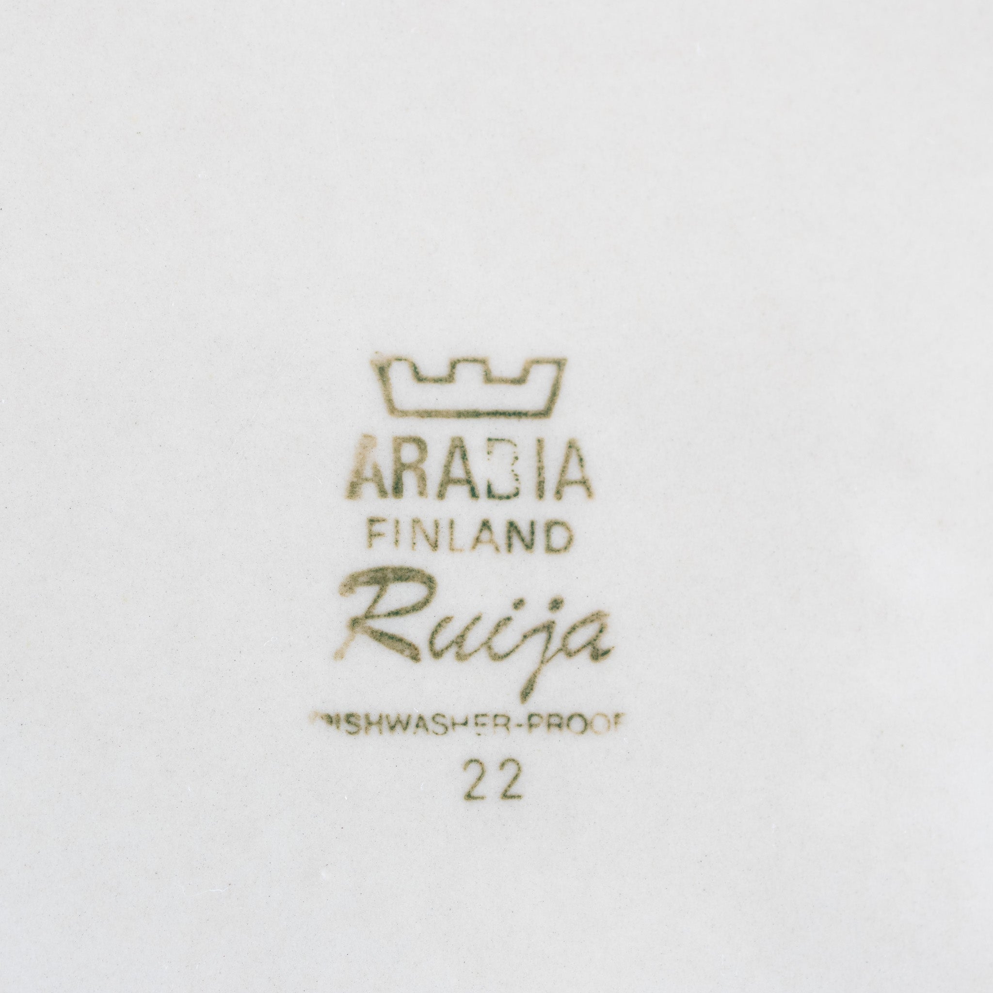 ruija (ルイヤ) plate 20.0cm / arabia (アラビア) – 北欧ヴィンテージ