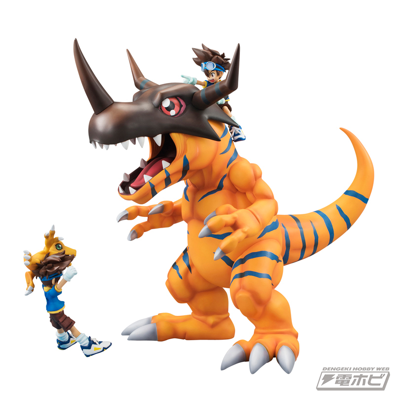 デジモン』グレイモン＆太一が全高約25センチの大ボリュームで