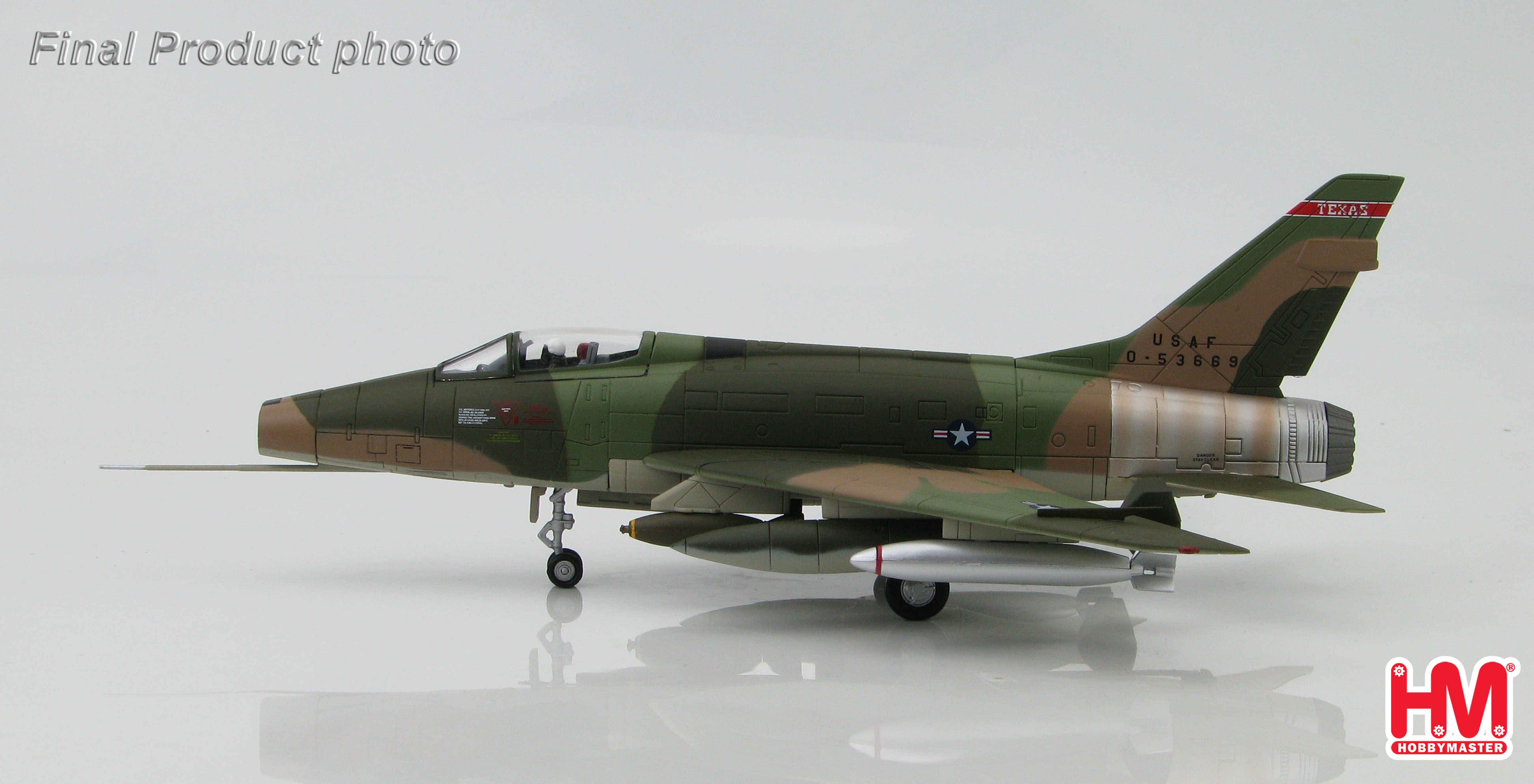 F-100D Super Sabre 0-53669, 182nd TFS, Texas ANG