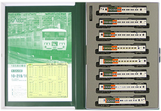 公式]鉄道模型(10-219185系0番台「踊り子」新塗色 8両基本セット)商品