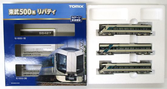 公式]鉄道模型(98427東武 500系 リバティ 3両基本セット)商品詳細