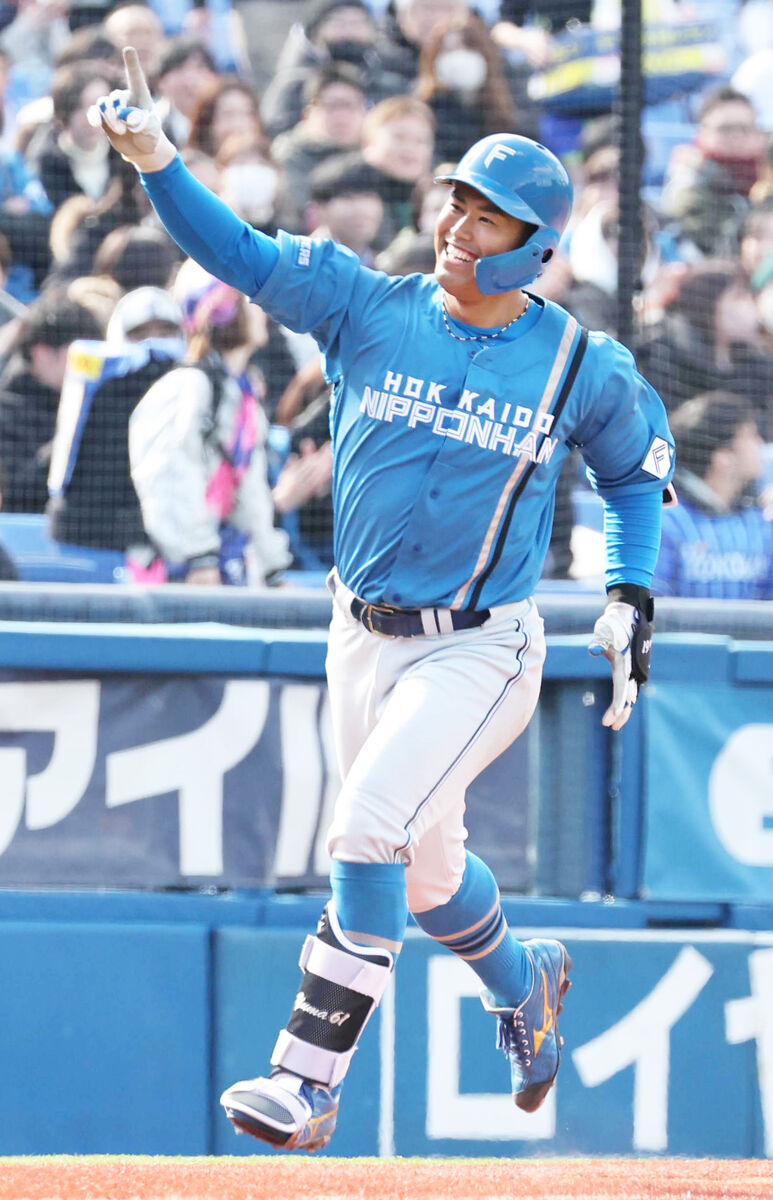 日本ハム】今川優馬、「一日限定」1軍で猛アピール弾 「開幕スタメン