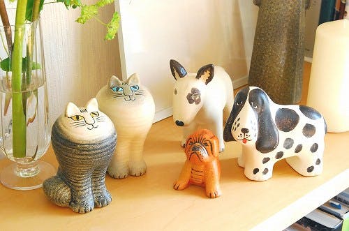 取扱い終了】Lisa Larson/リサ・ラーソン/オブジェ/Cat Maya（ホワイト