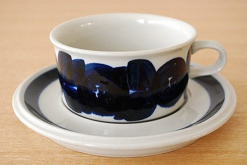 ARABIA/アラビア/ANEMONE/アネモネ/ティーカップ＆ソーサー - 北欧