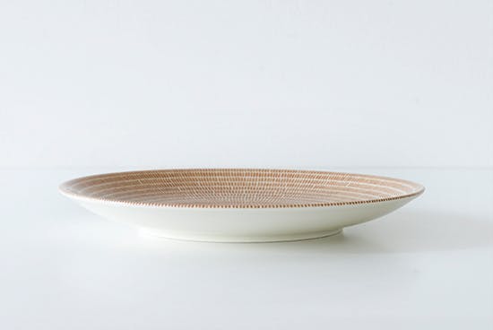 取扱い終了】ARABIA/アラビア/24H/AVEC/ブラウン/プレート（20cm