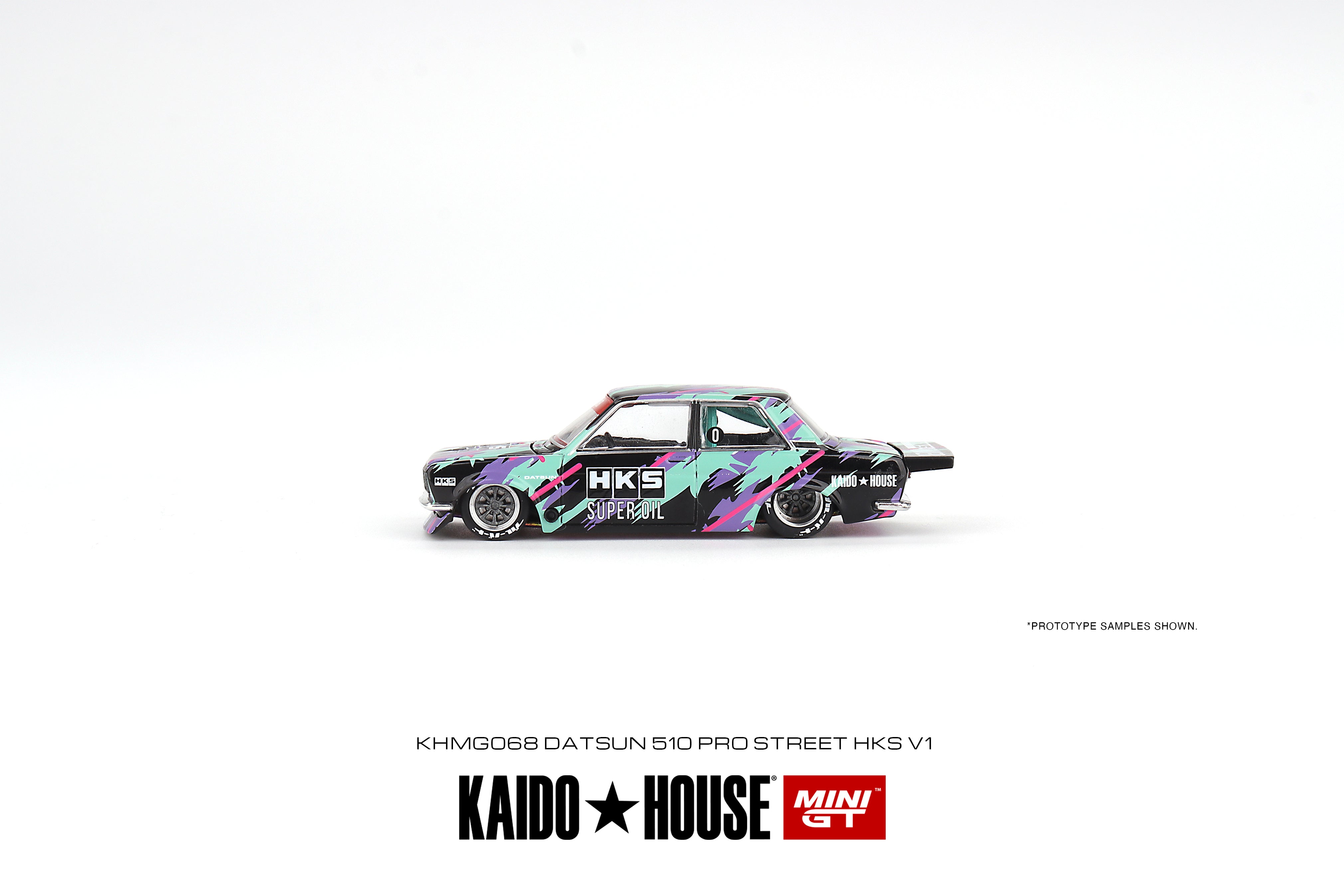 Kaido House + Mini GT Datsun 510 Pro Street HKS V1 KHMG068