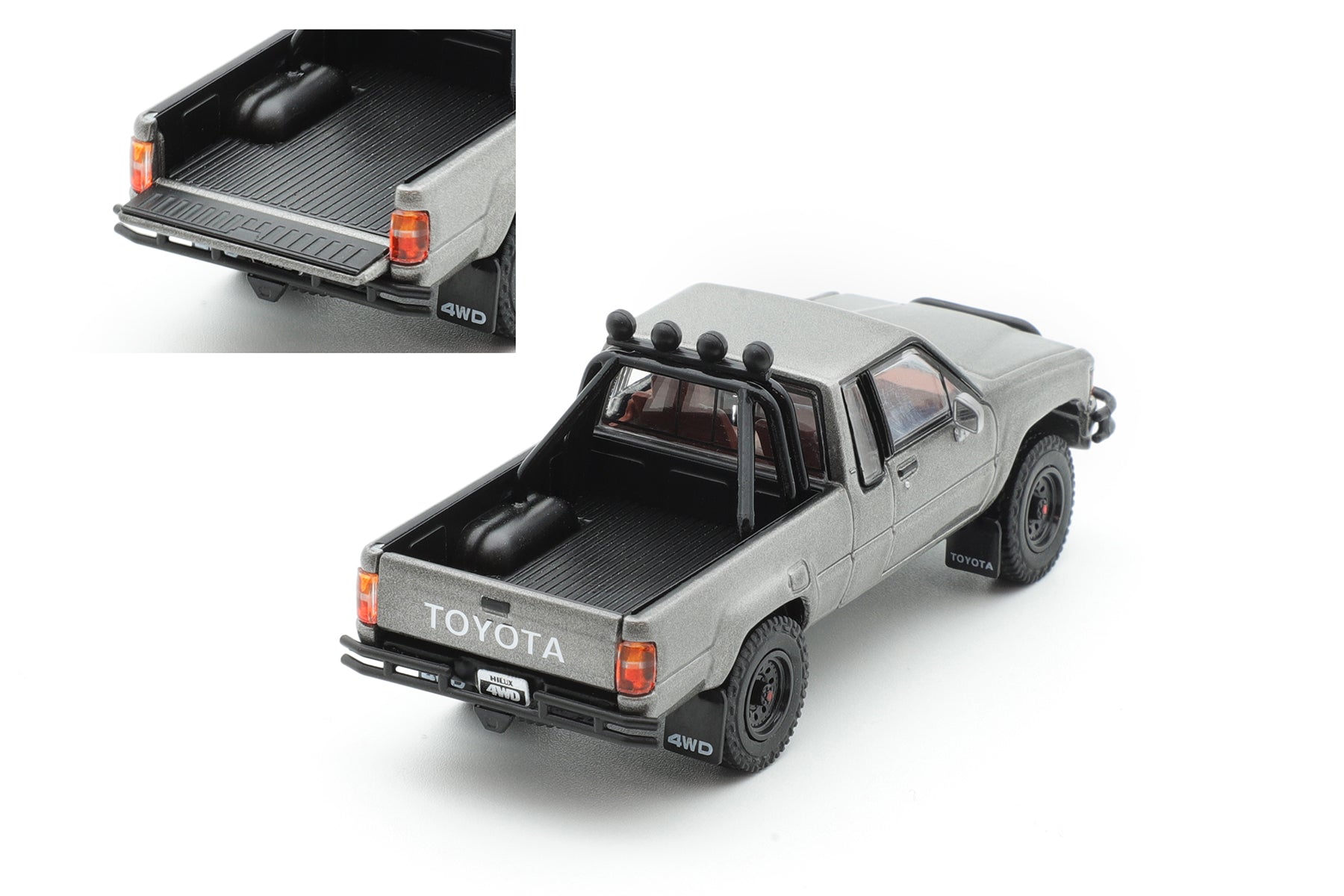 GCD 1:64 Toyota Hilux SR5 XTRA Cab -LHD GREY KS-062-397 – Horizon