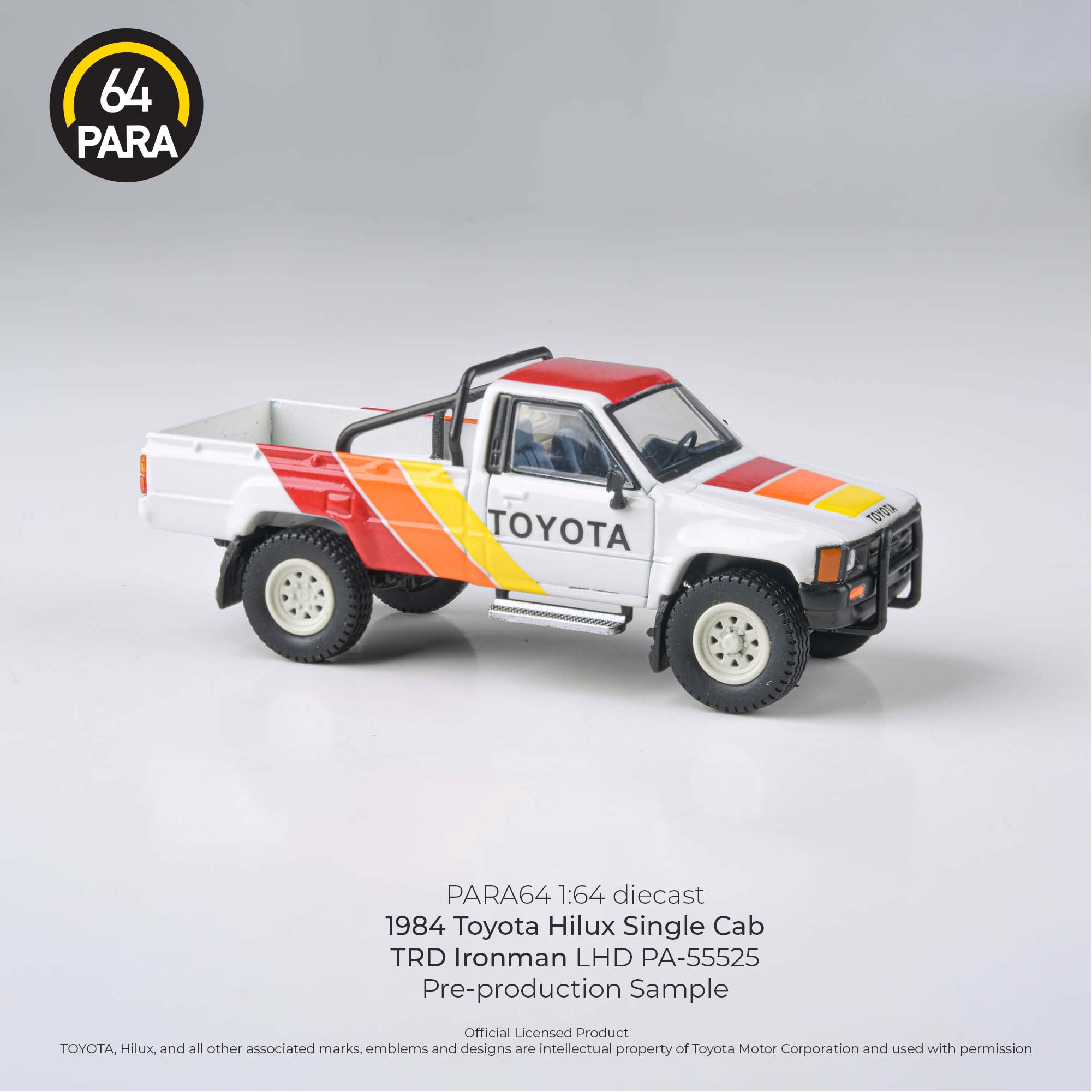PARA64 1:64 1984 Toyota Hilux Single Cab - TRD Ironman LHD