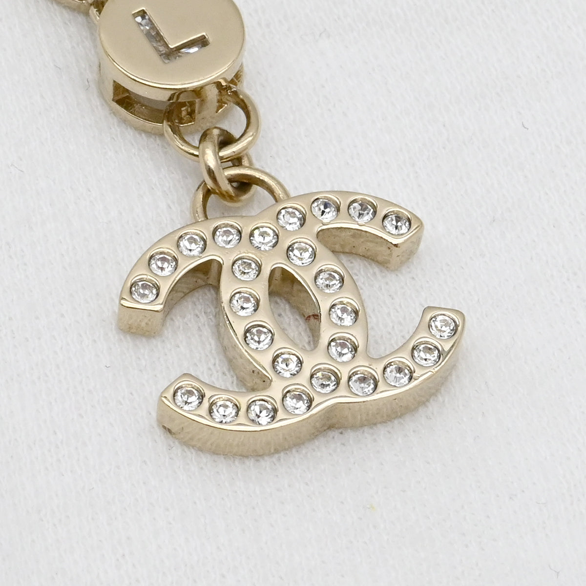 シャネル CHANEL ココマーク ロゴ ドロップ ゴールド GP ライン