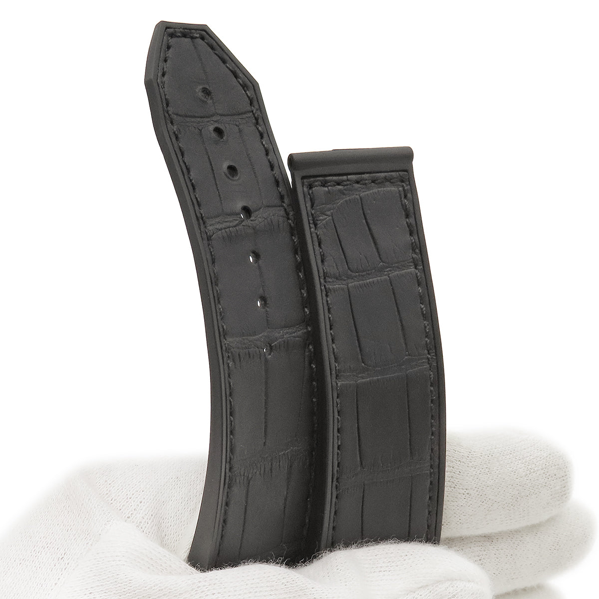 ウブロ HUBLOT ビッグバン クロコ×ラバーバンド ブラック クロコダイル