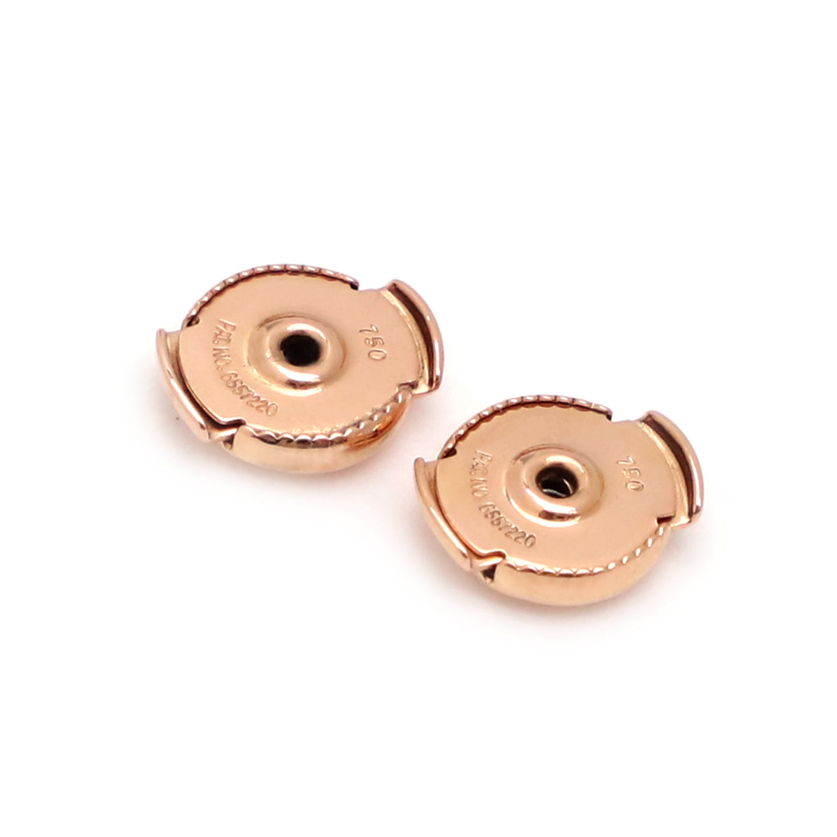 エルメス HERMES ファランドール ローズゴールド ピアス 750 18金 18K