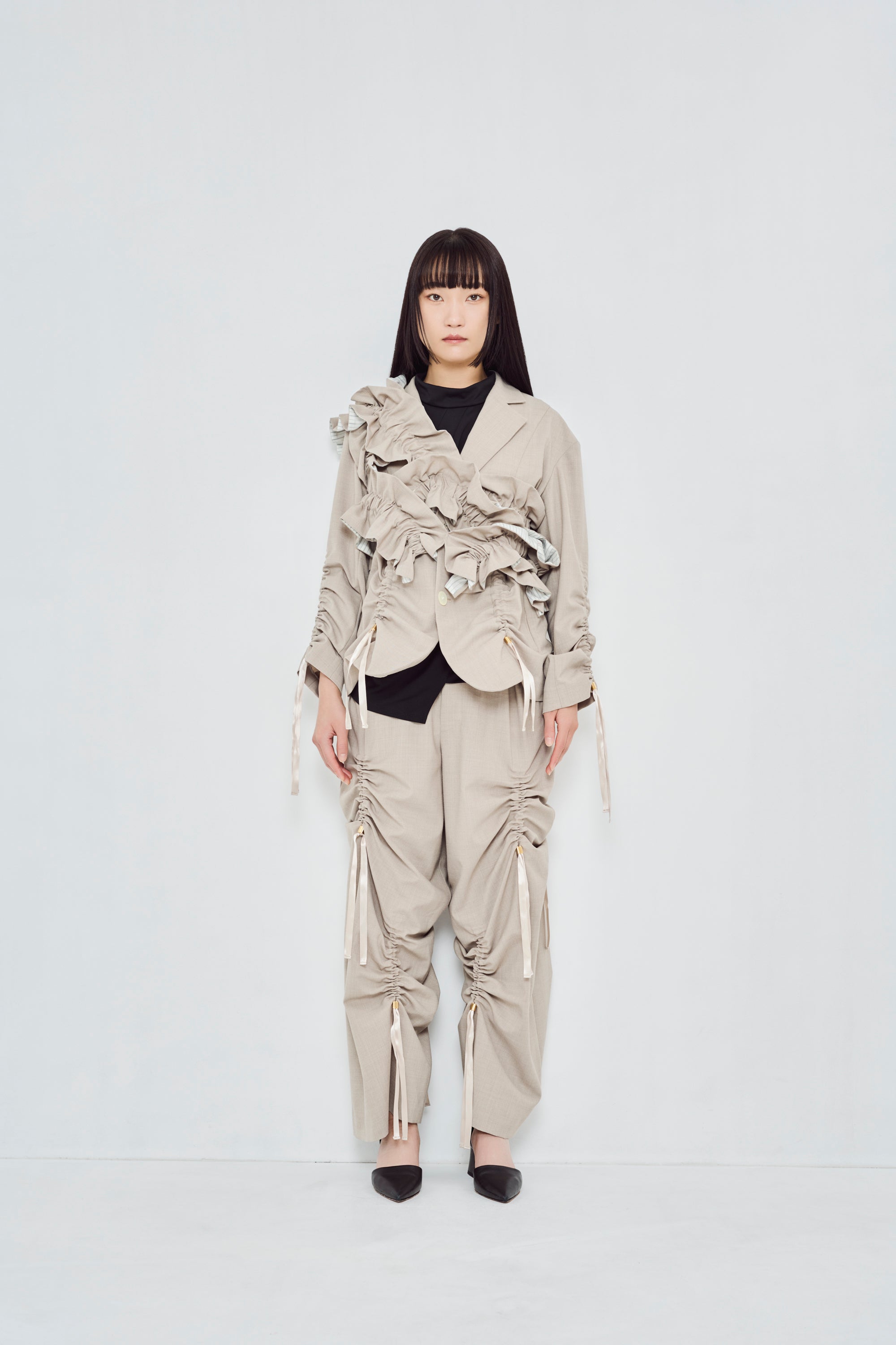 jimmy frill vest – HOUGA