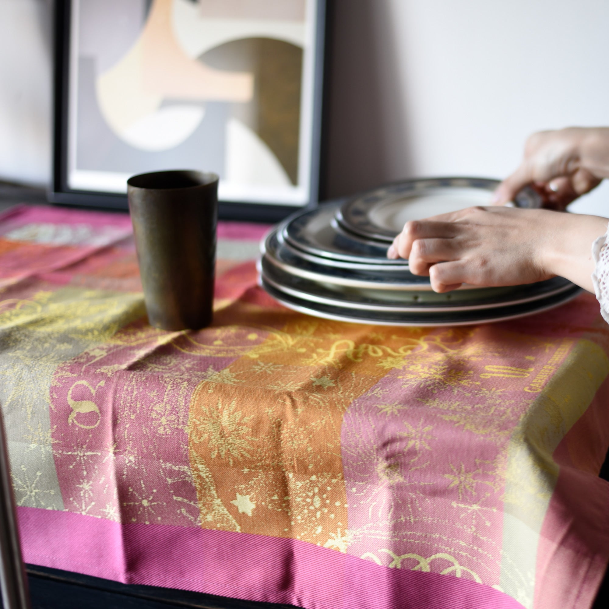 テーブルクロスル/ジャカール・フランセ ジャカード織/フランス製