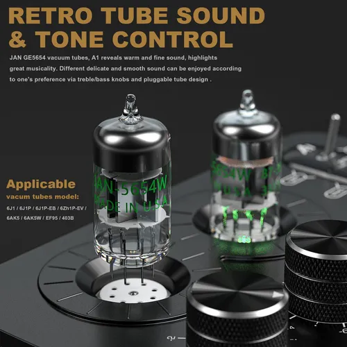 Phono Preamp Ampapa A1 Vacuum Tube W/ Headphone Amp Mm Turnt