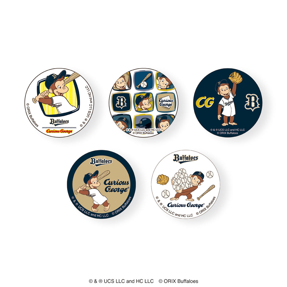 オリックス・バファローズ 缶バッジ (シークレット) / おさるの