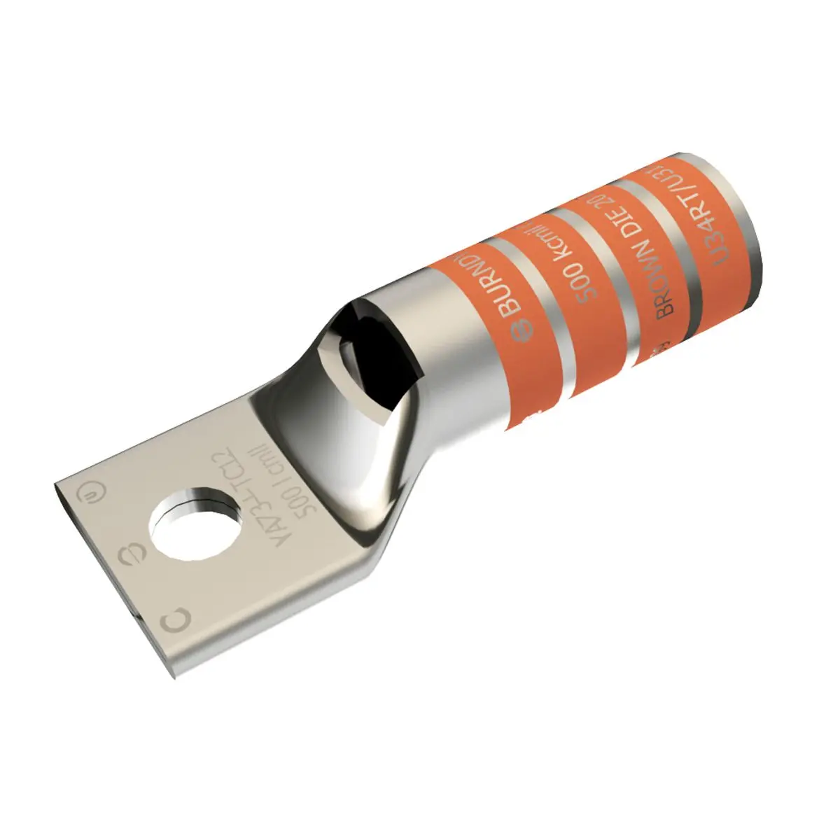 YAZ34TC12, Compression Terminal, 500 kcmil Cu, 1-Hole, 1/2