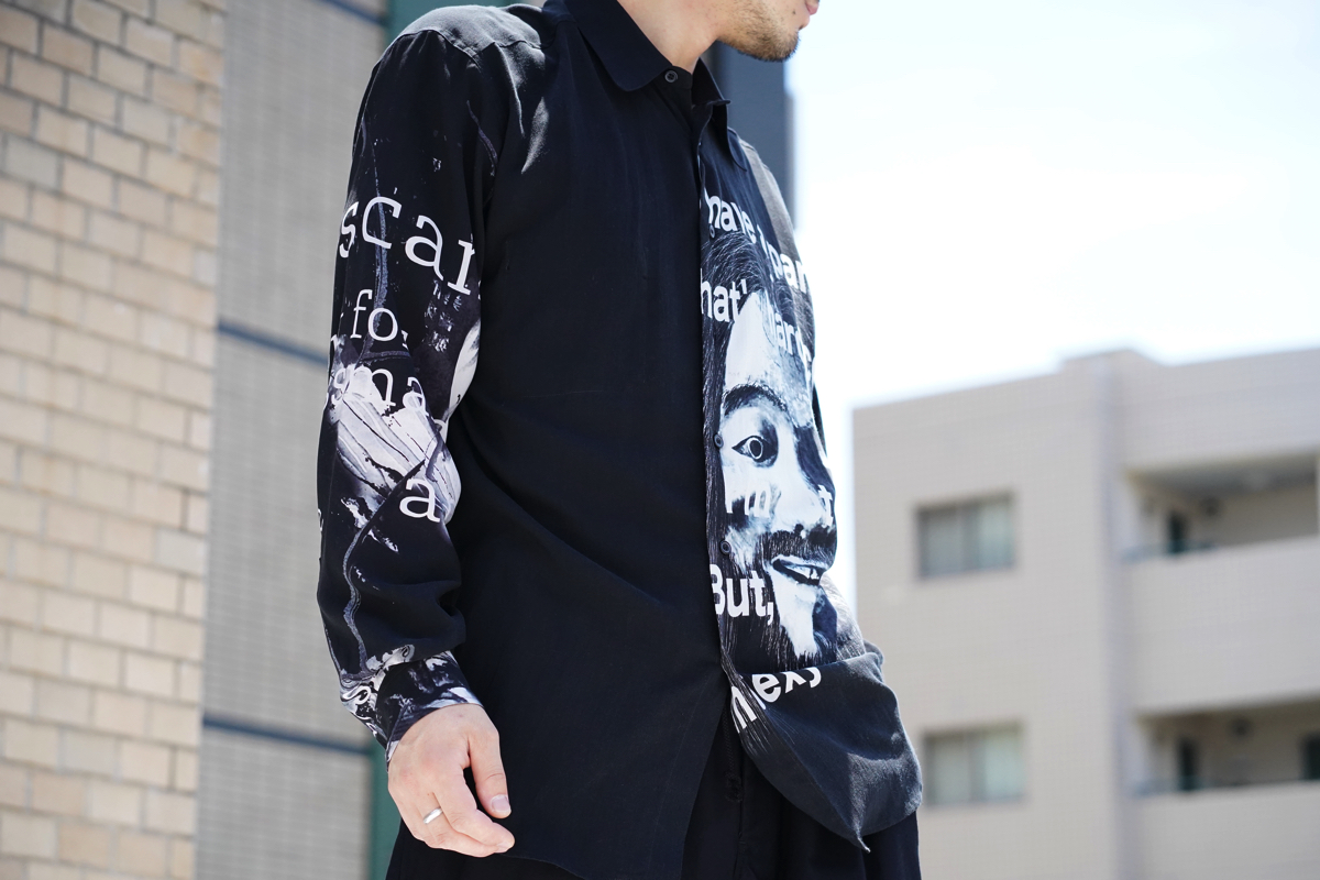 YOHJI YAMAMOTO 【BLACK Scandal】Wisdom Shirt | HUES 福岡セレクト