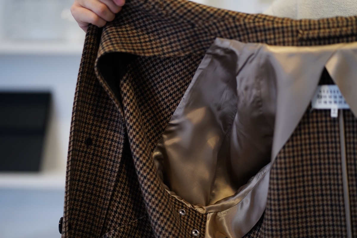 MAISON MARGIELA Houndstooth Coat | HUES 福岡セレクトショップ