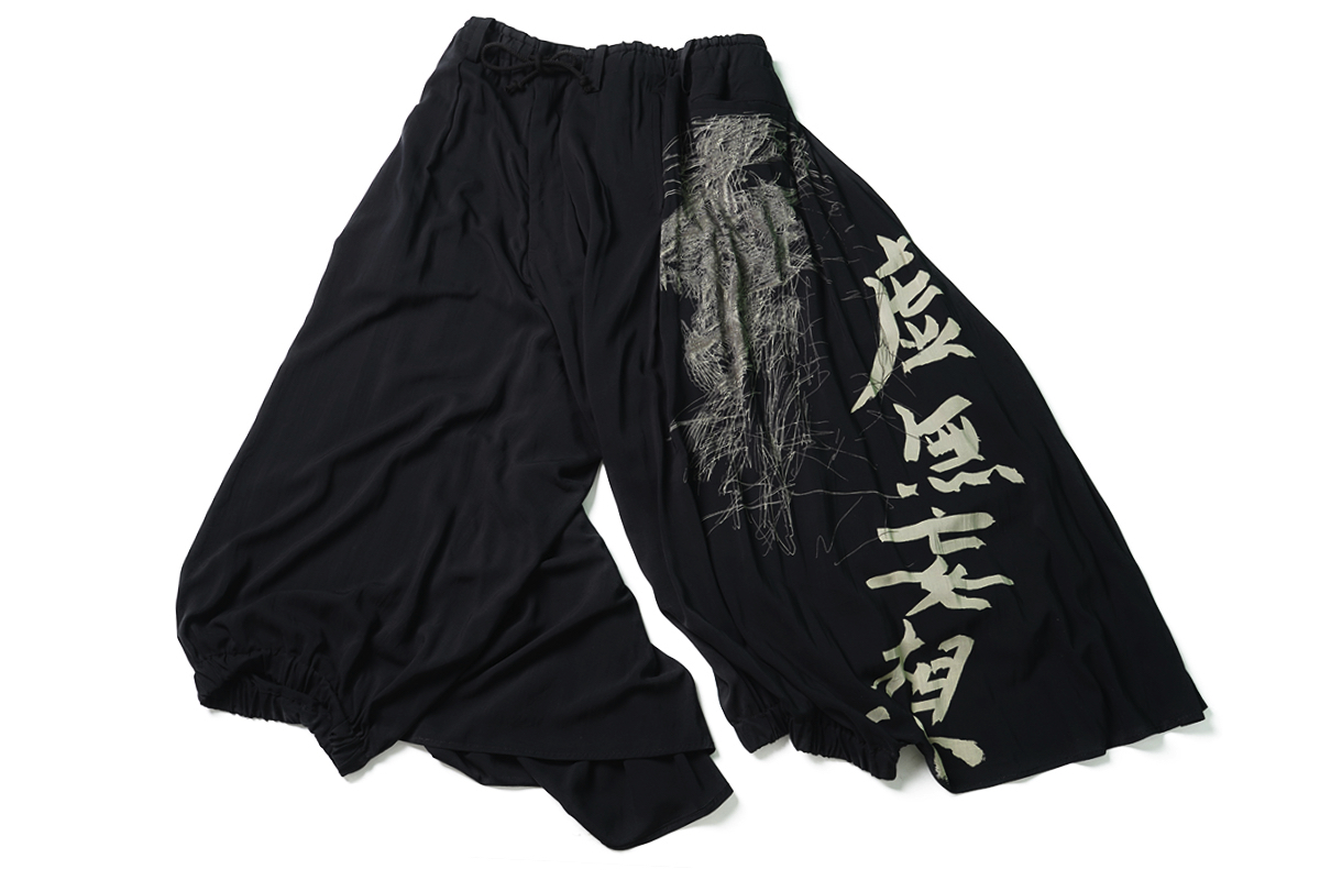 YOHJI YAMAMOTO 虚無妄想 Crow Pants | HUES 福岡セレクトショップ