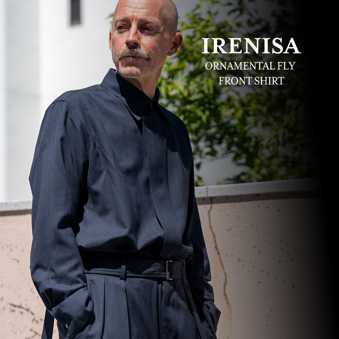 イレニサのオーナメンタル フライフロントストライプシャツ | HUES