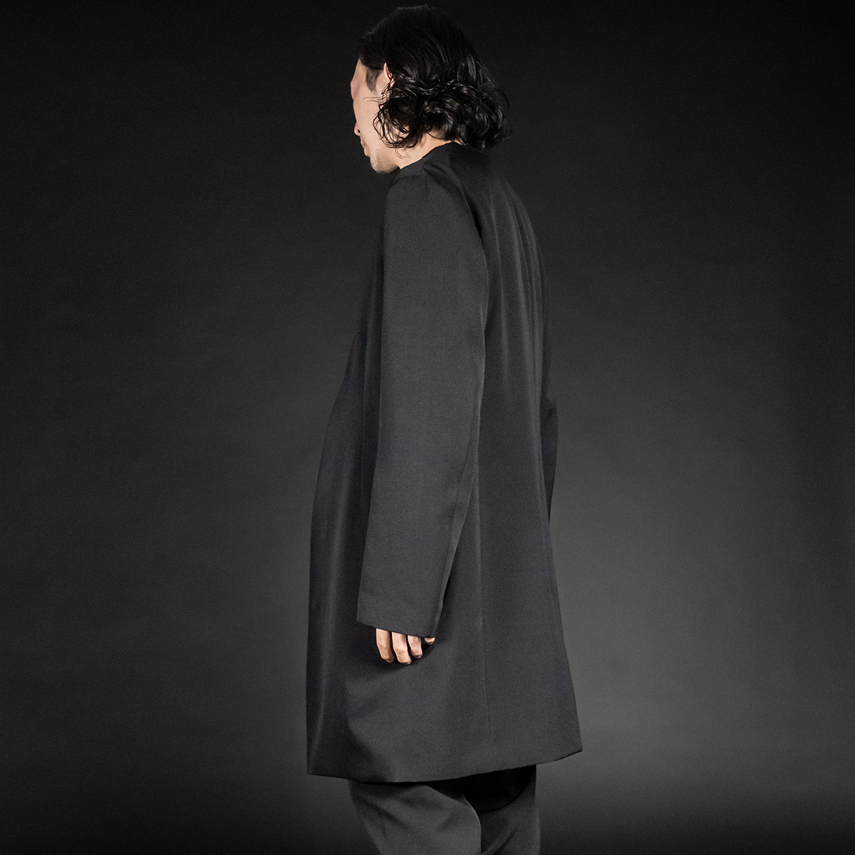 ヨウジヤマモト25AW ノーカラージャケット | HUES 福岡セレクトショップ