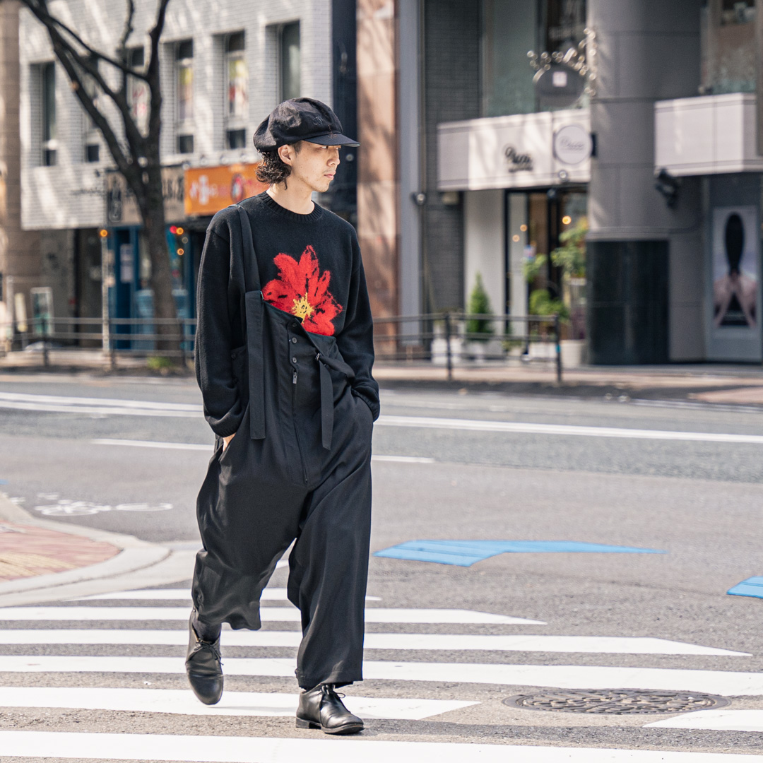 ヨウジヤマモト 21AW フラワークルーネックニット再入荷 | HUES 福岡