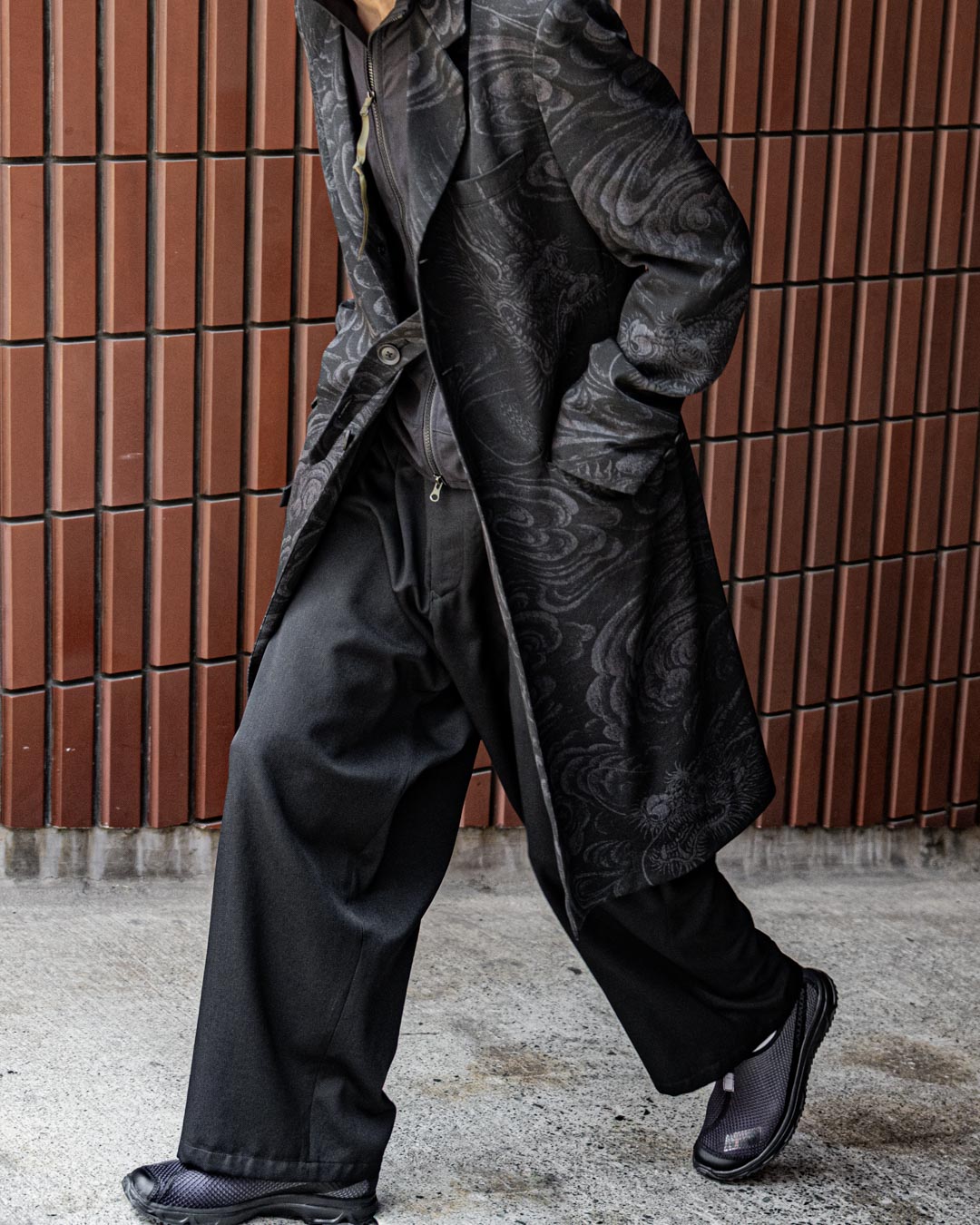 ヨウジヤマモト 2022AW 龍抜染Dr.ジャケット | HUES 福岡セレクトショップ