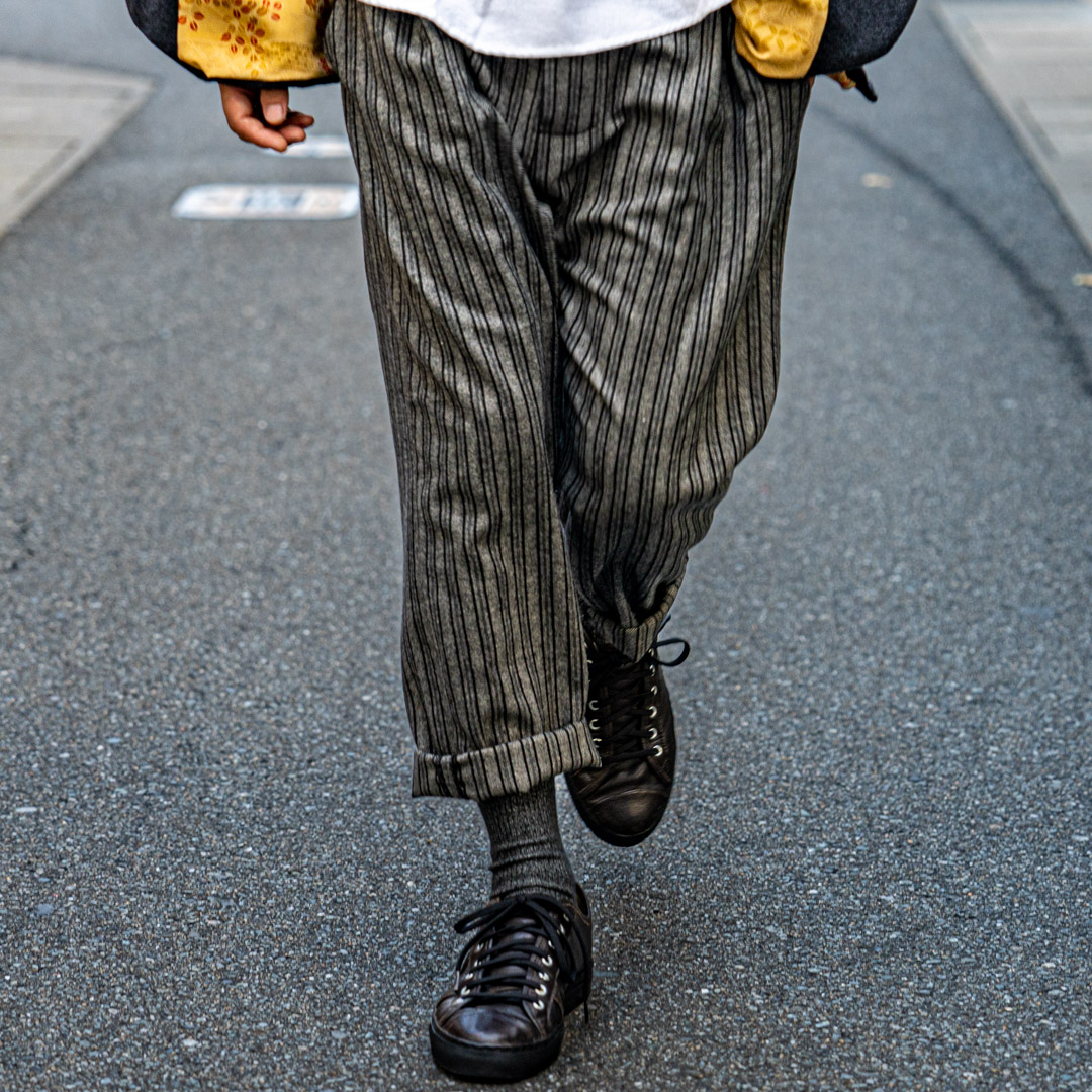 Maria Tuuriのストライプ ウールパンツ | HUES 福岡セレクトショップ