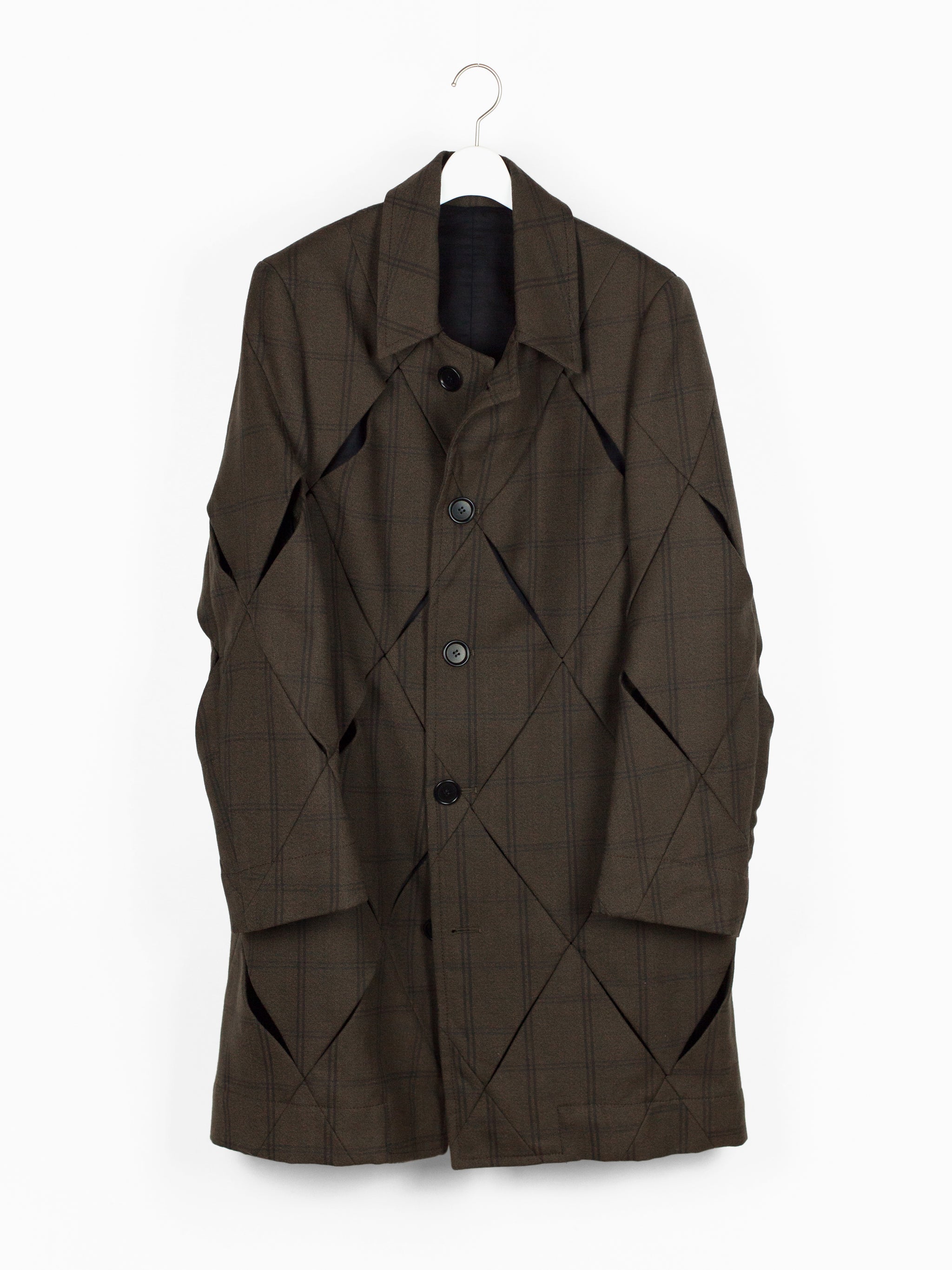 Stefan Cooke AW18 Lozenge Coat – HUIBEN