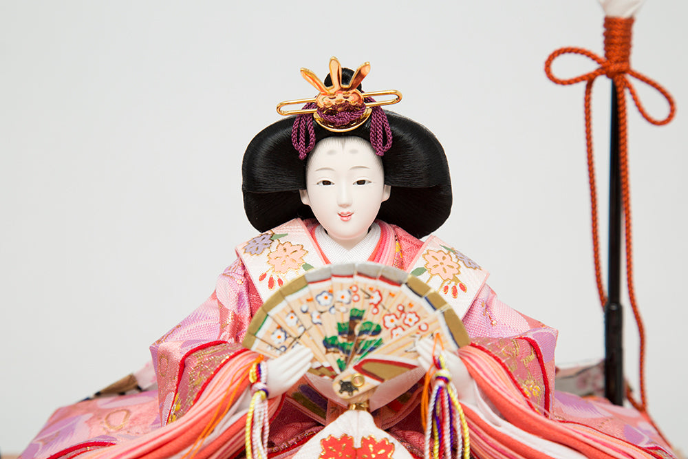 金彩愛桜 親王ケース飾り w43055 – 福仙