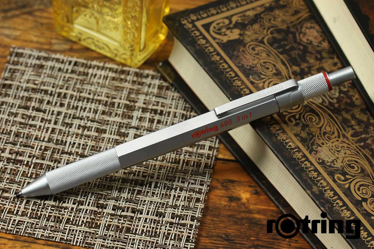 ロットリング（ROTRING） 多機能ペン600 3in1 シルバー マルチペン 多