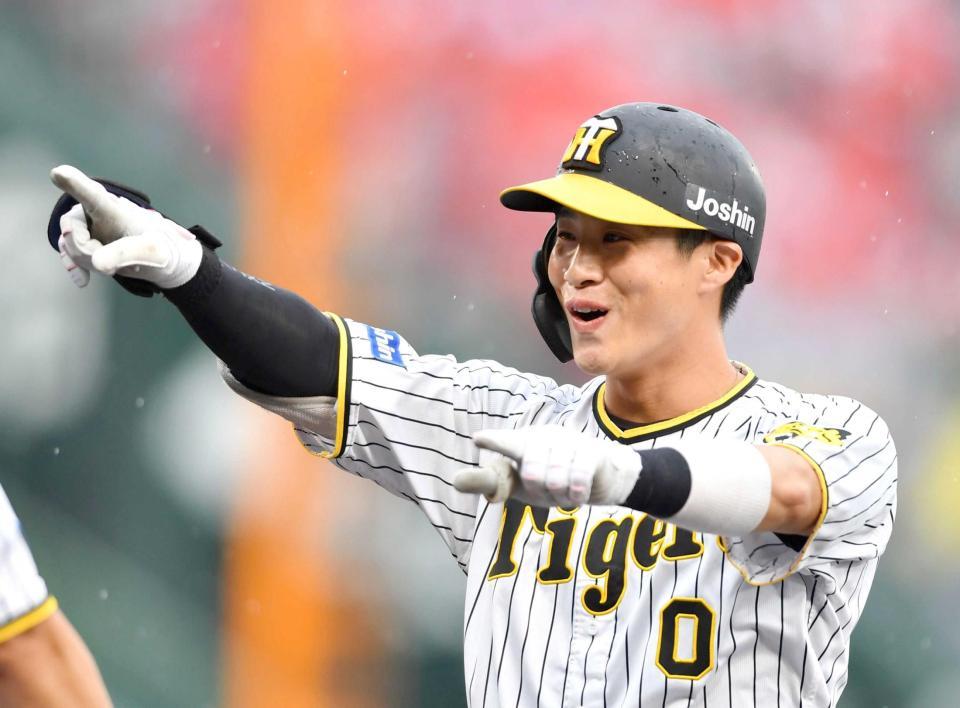 阪神・木浪 さすが満塁男のダメ押し2点打 今季満塁16打数8安打19