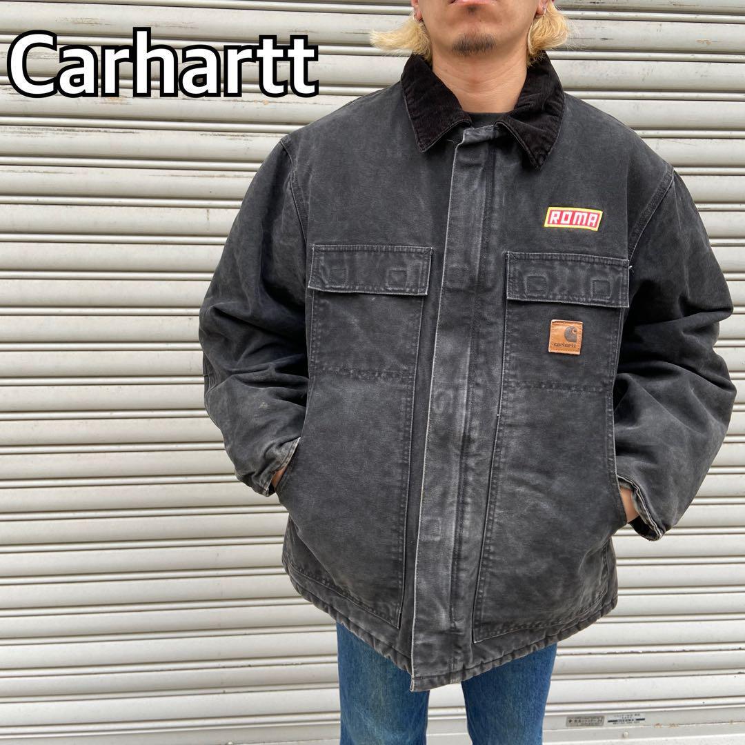 Carhartt Traditional Coat Black Duck Jacket Men's Size XL i5963 | eBay
