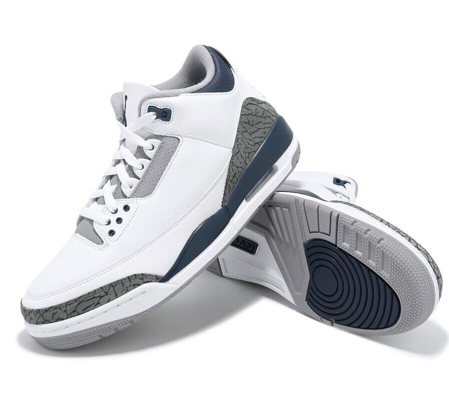 Nike Air Jordan 3 Retro Midnight Navy Mens & GS CT8532-140 New | eBay