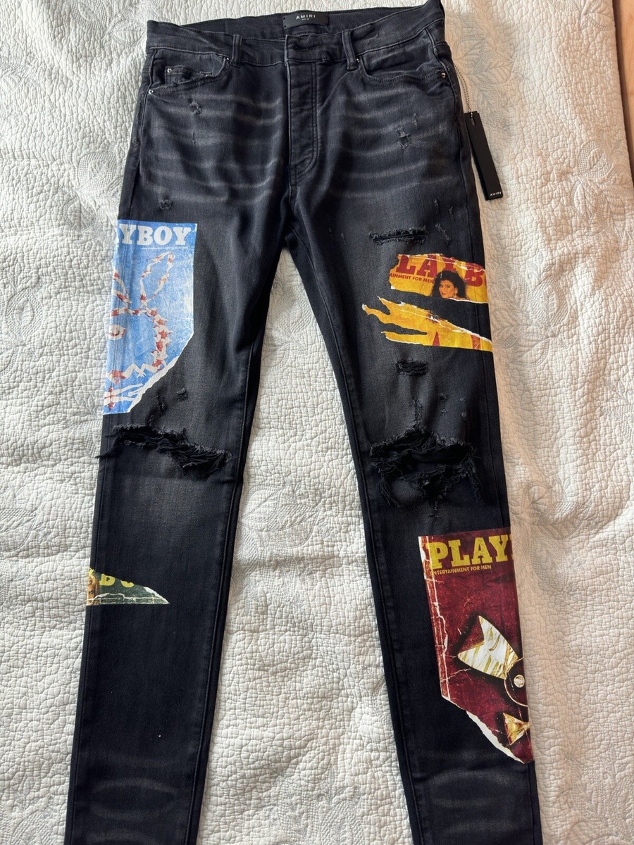 Amiri Playboy Magazine Skinny Jean (Size-34) BRAND NEW | eBay