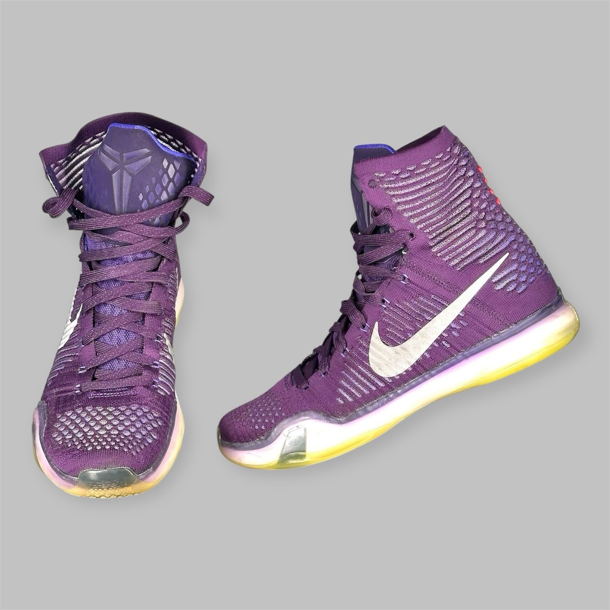 Nike Kobe X Elite High Team Purple Mens Size 10 718763-505