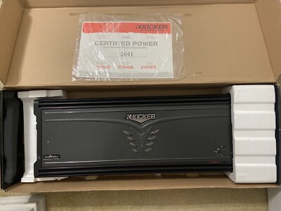 Old School Kicker ZX2500.1 Amplifier 2 Ohm Class D Mono | eBay