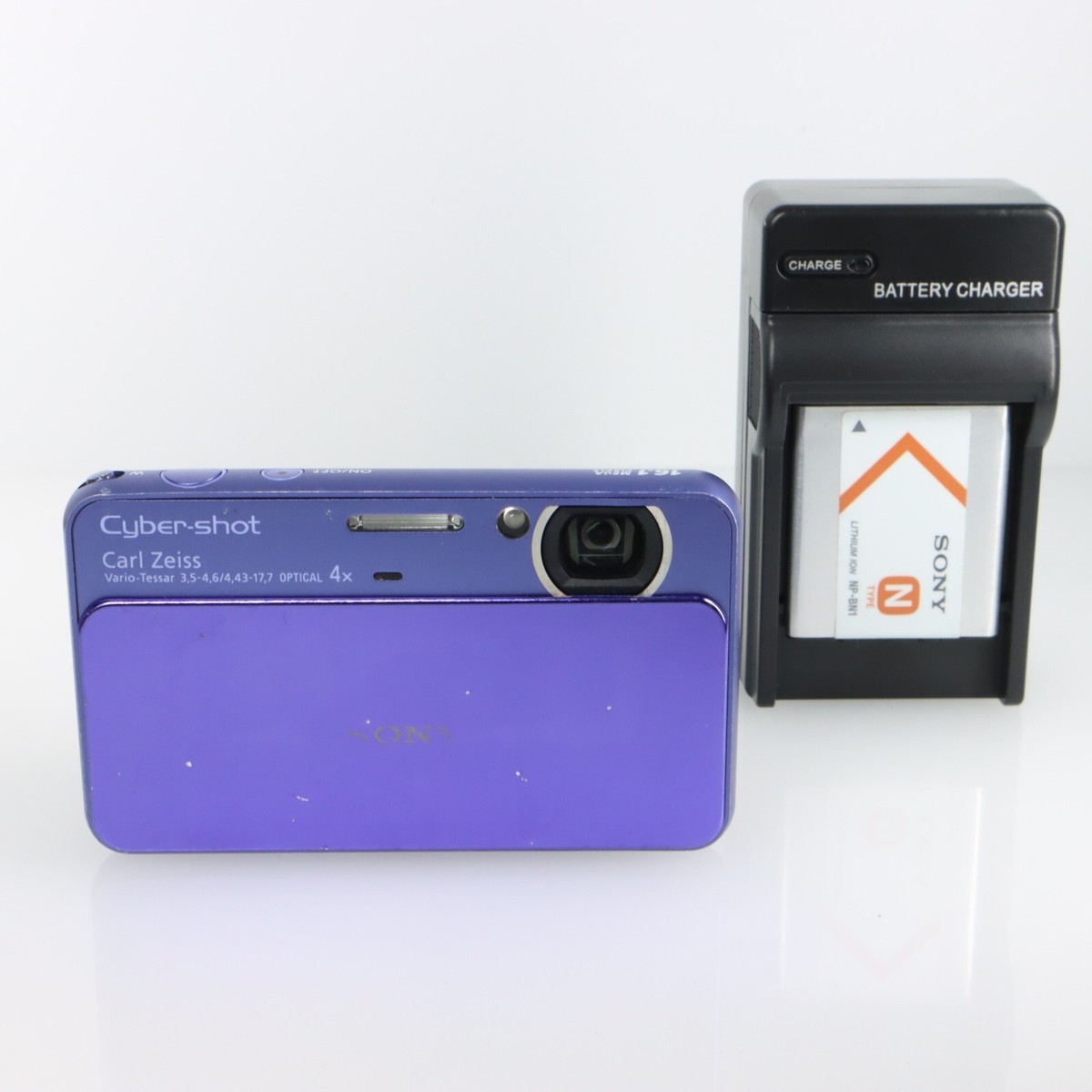 SONY Digital Camera DSC-T110 Purple Cyber Shot 16.1MP 4x Optical
