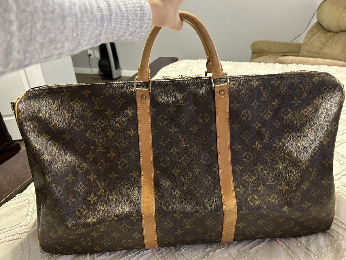 Louis Vuitton Keepall 60 Monogram bandouliere CODE VI 1922-Luxury