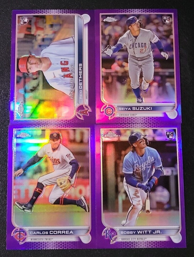 Buy 2022 Topps Chrome Update Series - JP Sears #USC110 Purple