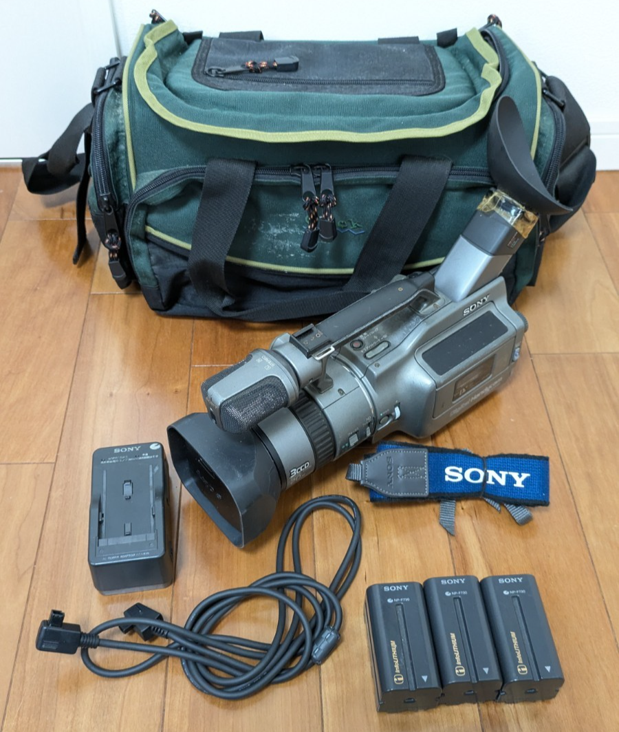 Sony DCR-VX1000 10x Optical Zoom LCD Digital Handycam - Gray for