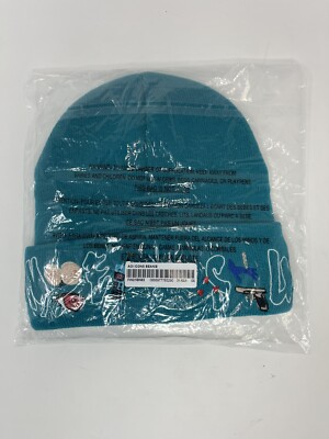 Supreme AOI Icons Beanie | NEW | Dark Aqua | FW21 | eBay