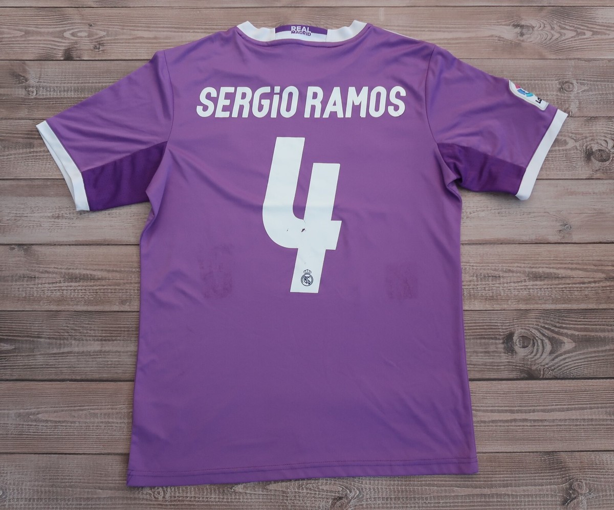 ✓Adidas Soccer Jersey Real Madrid Sergio Ramos #4 football shirt