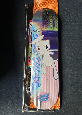 New Santa Cruz Skateboard X POKEMON Mew Legendary 151 Deck LIMITED