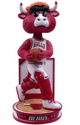 Benny the Bull Chicago Bulls Mascot Hero Series Bobblehead LIMITED