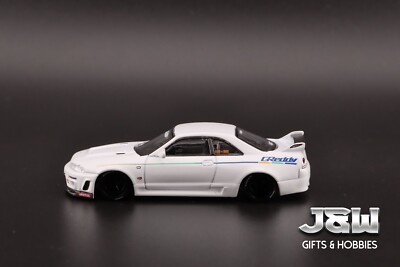 Kaido House x Mini GT Nissan GT-R (R33) Greddy GR33 V1 White