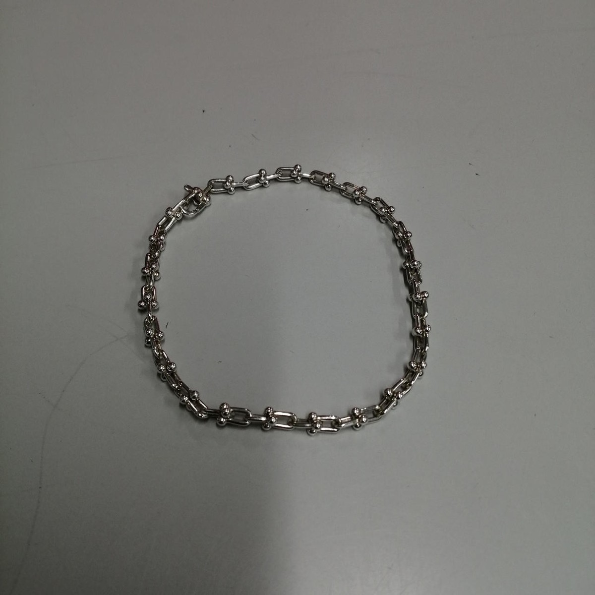 TIFFANY&CO. 925 Hardware Micro Link Bracelet from Japan | eBay